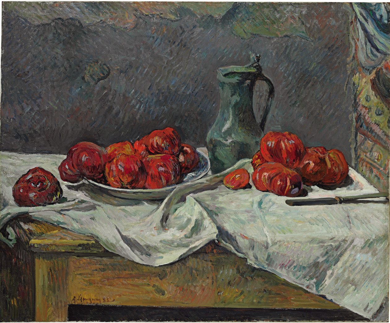 Martwa natura z pomidorami, 1883 autorstwa Paul Gauguin