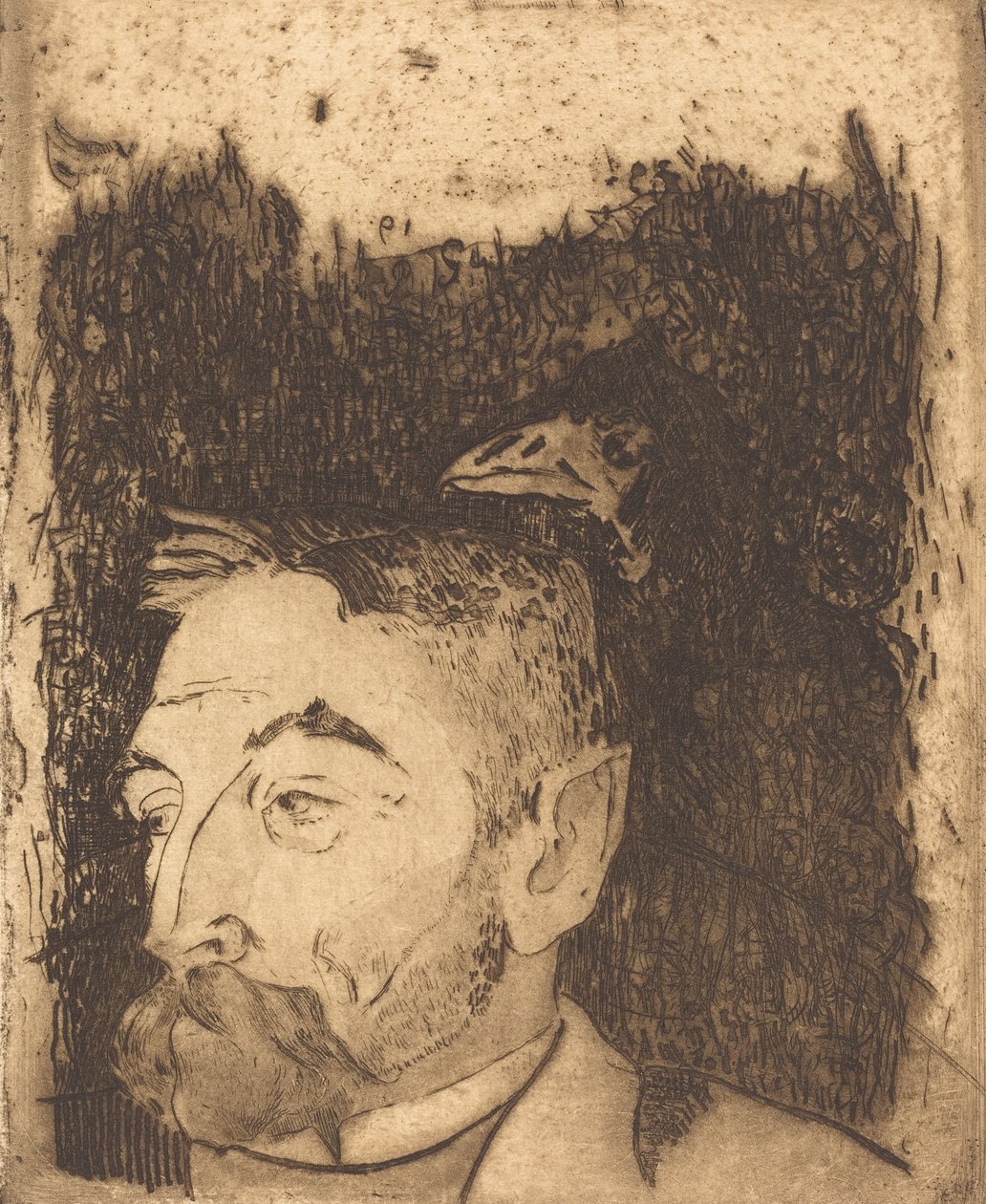 Stephane Mallarmé, 1891. autorstwa Paul Gauguin