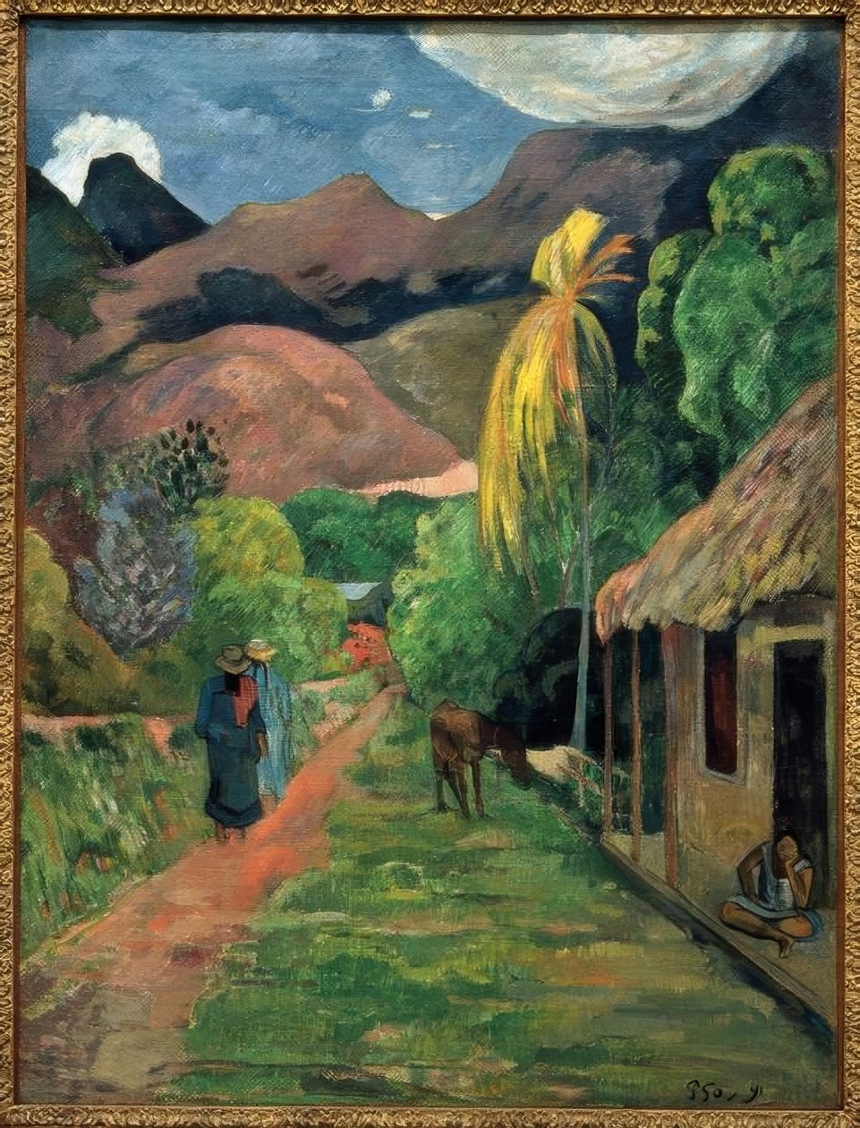 Droga w góry autorstwa Paul Gauguin