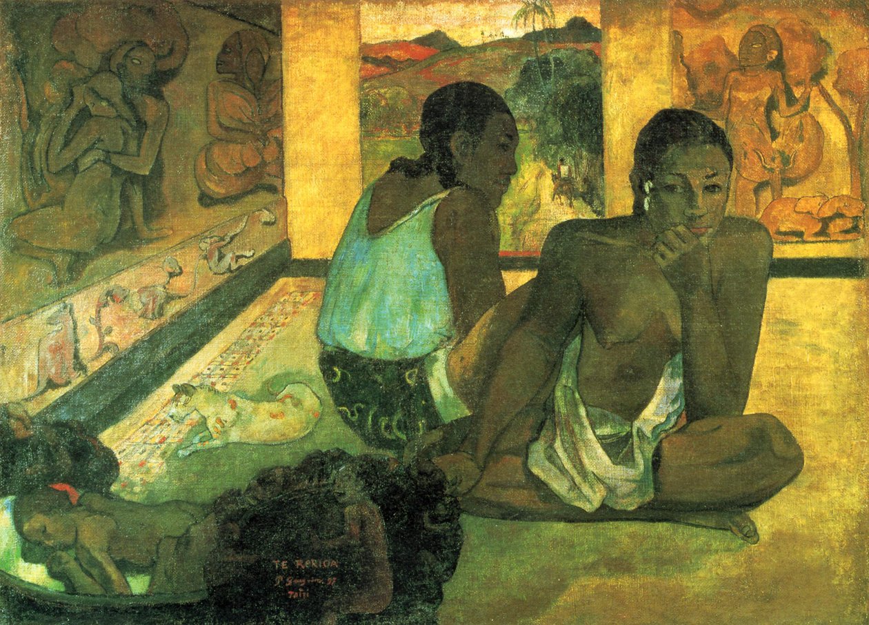 Tahitian:  Te rerioa The Dream autorstwa Paul Gauguin