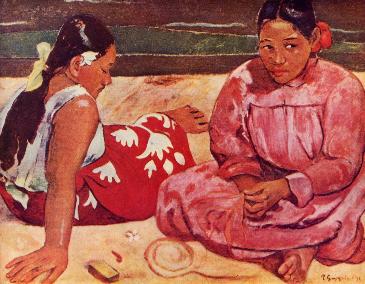 Tahitańskie kobiety, 1936 autorstwa Paul Gauguin
