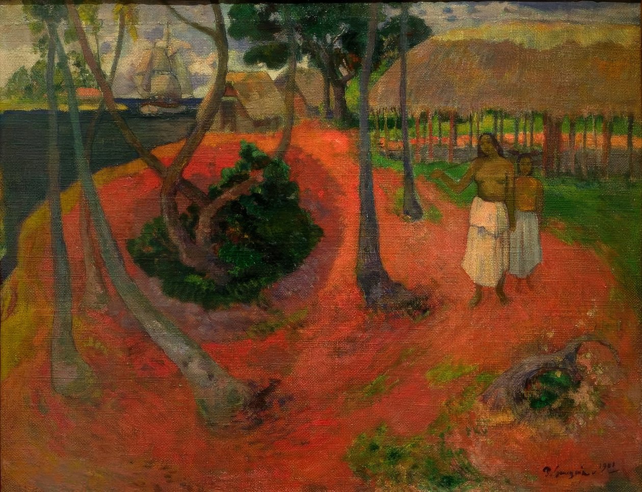 Tahitisches sielanka autorstwa Paul Gauguin