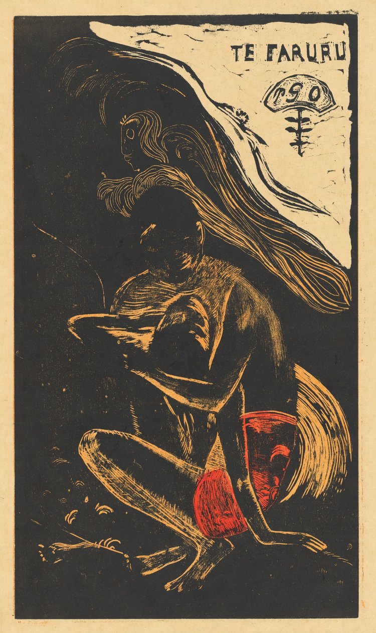 Te Faruru (tu kochają się) autorstwa Paul Gauguin