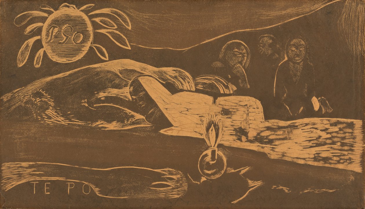 Te Po Długa noc, 18941895. autorstwa Paul Gauguin