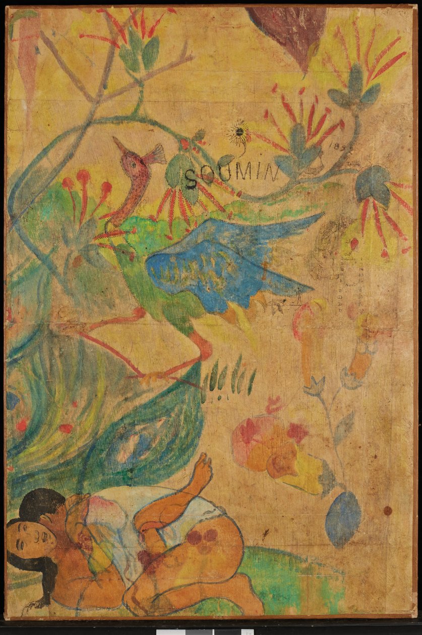 Niebieski Ibis, 1892 autorstwa Paul Gauguin