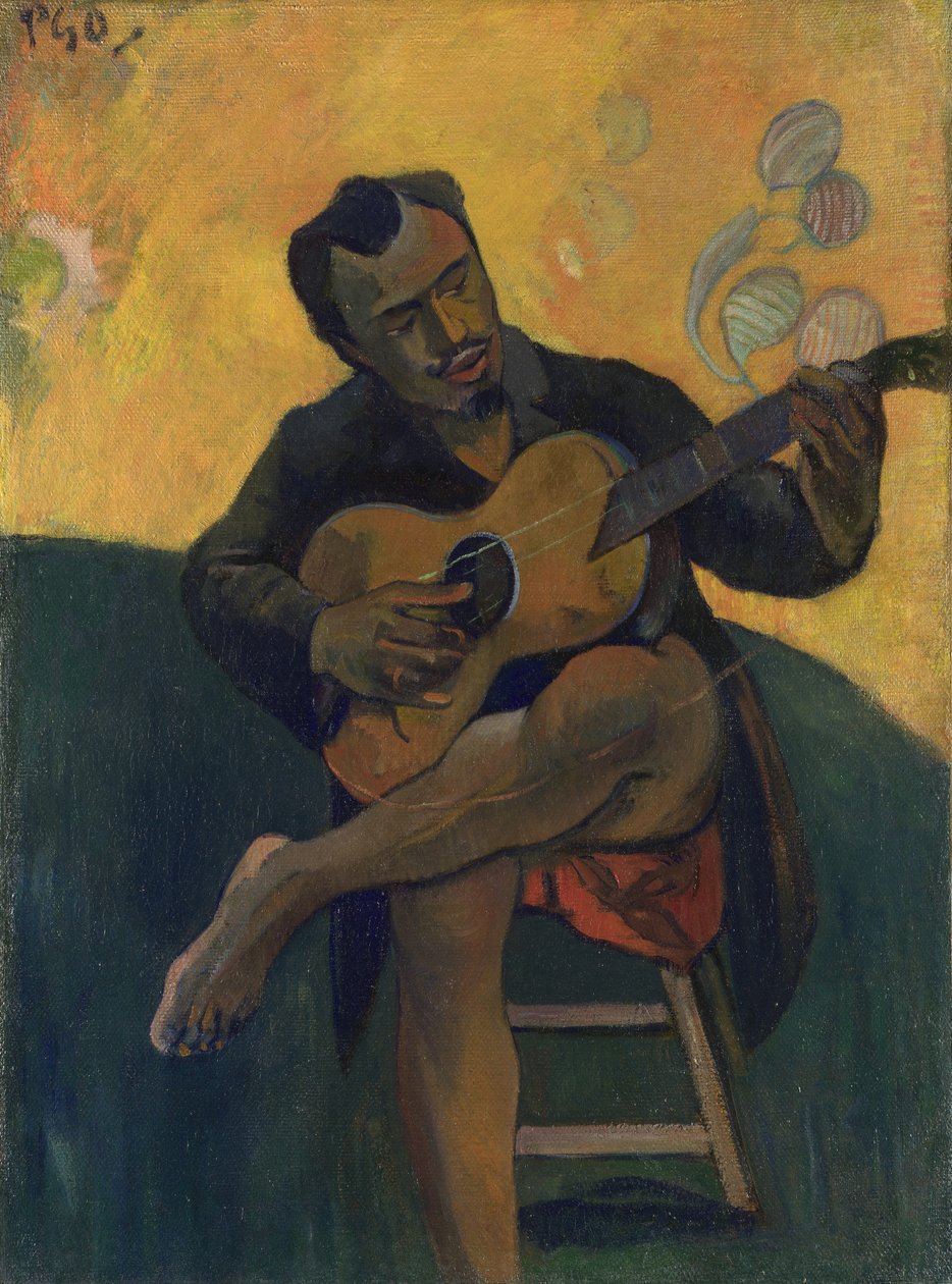 Gitarzysta, 1894 autorstwa Paul Gauguin