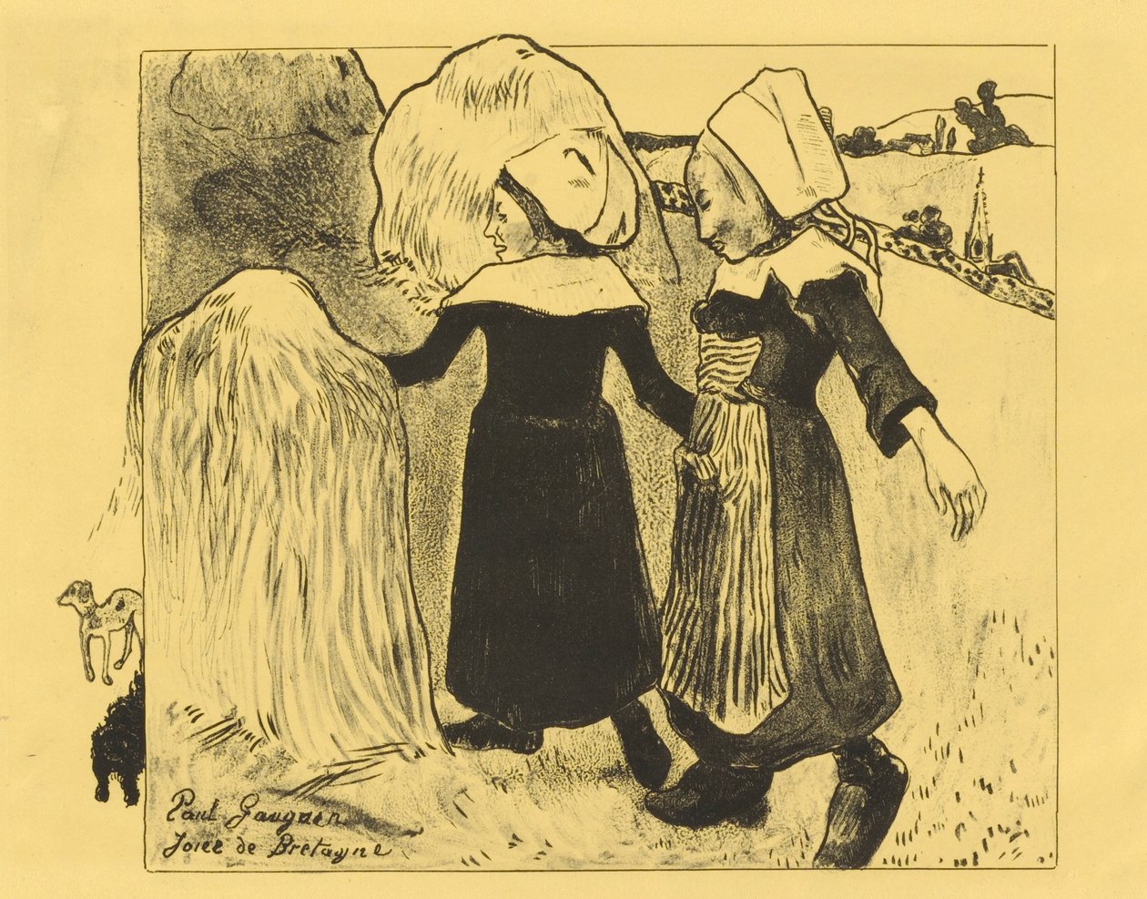 Radości Bretanii autorstwa Paul Gauguin