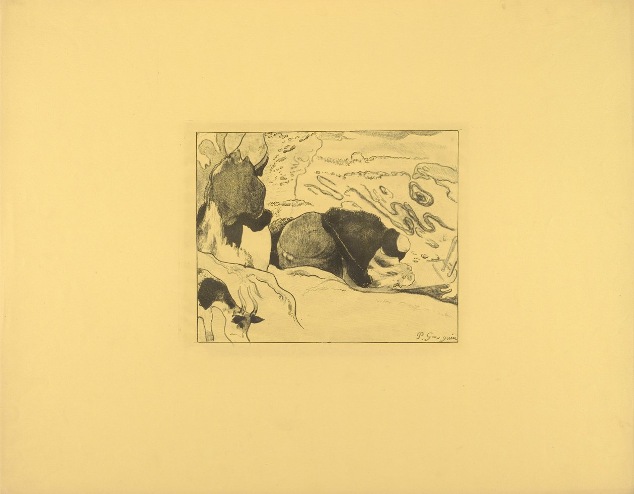 Praczki autorstwa Paul Gauguin