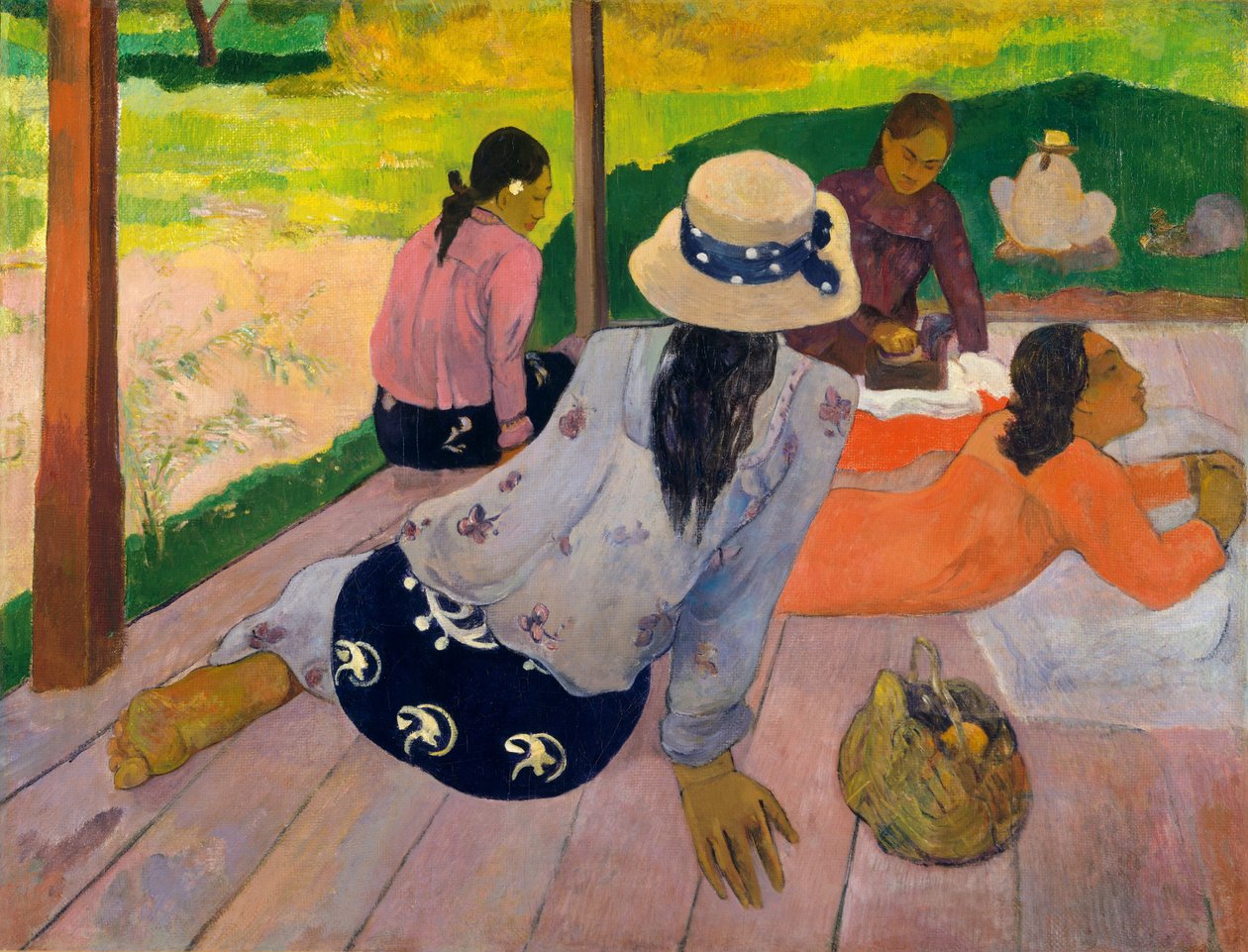 Siesta, ca. 1892-94. autorstwa Paul Gauguin