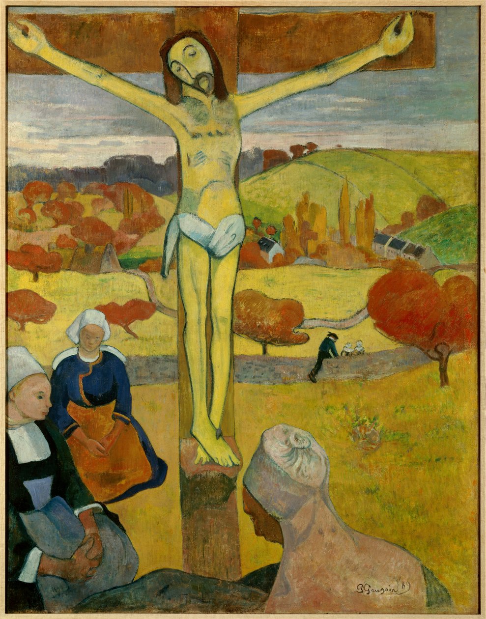 Żółty Chrystus, 1889 autorstwa Paul Gauguin