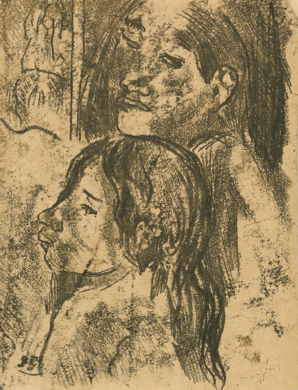 Dwóch markizów [recto], ok. 1930 r. 1902. autorstwa Paul Gauguin