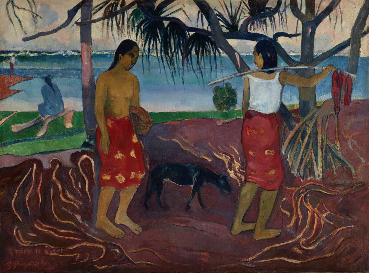 Pod Pandan autorstwa Paul Gauguin