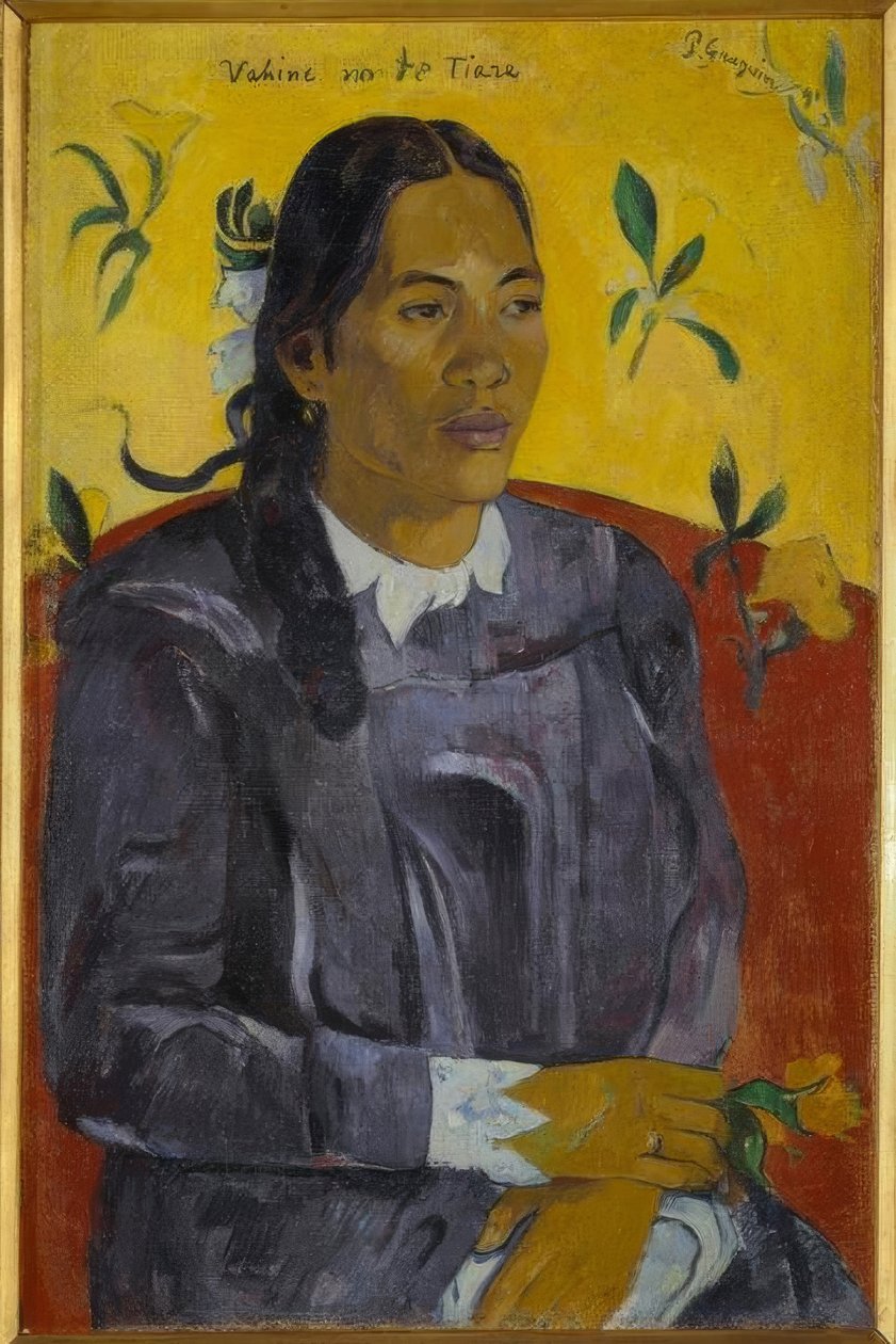 Vahine no te Tiare autorstwa Paul Gauguin