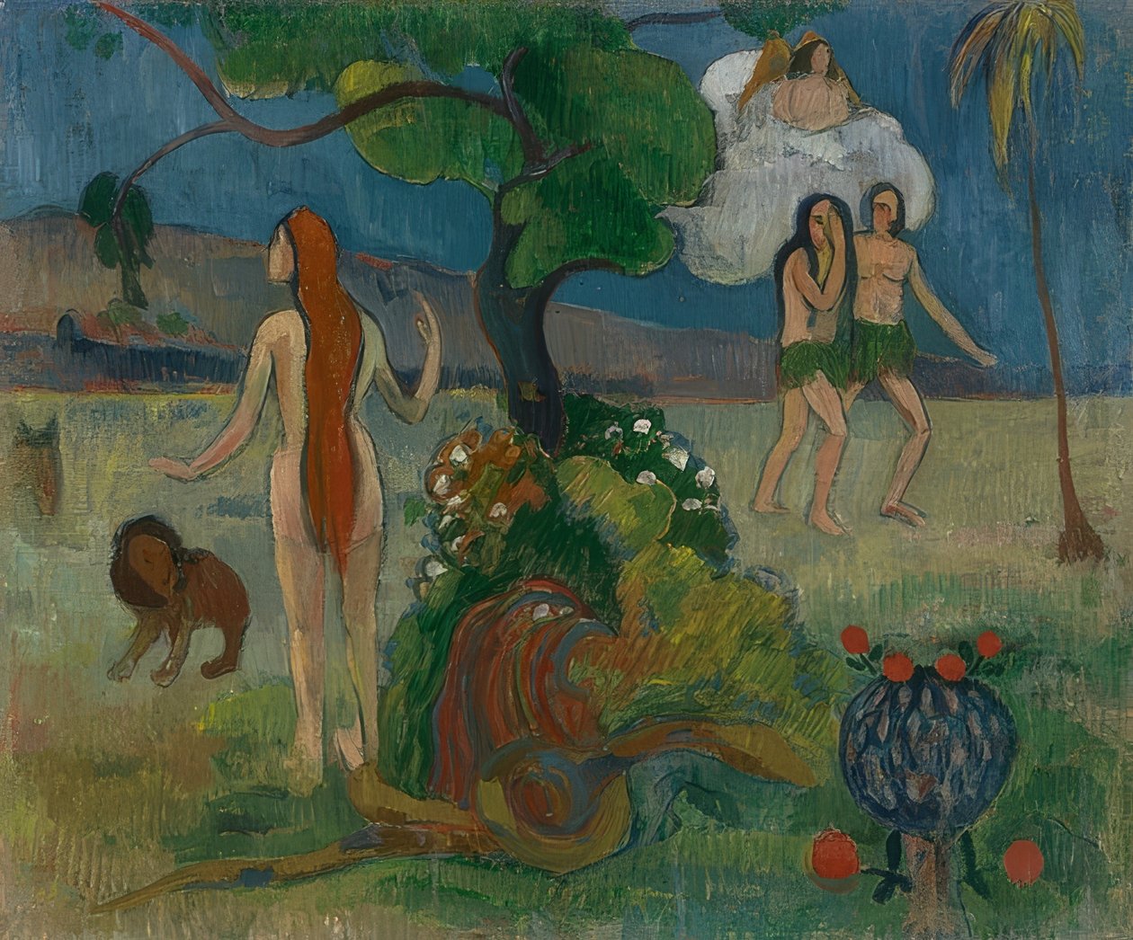 Raj utracony (?). około 1890 autorstwa Paul Gauguin