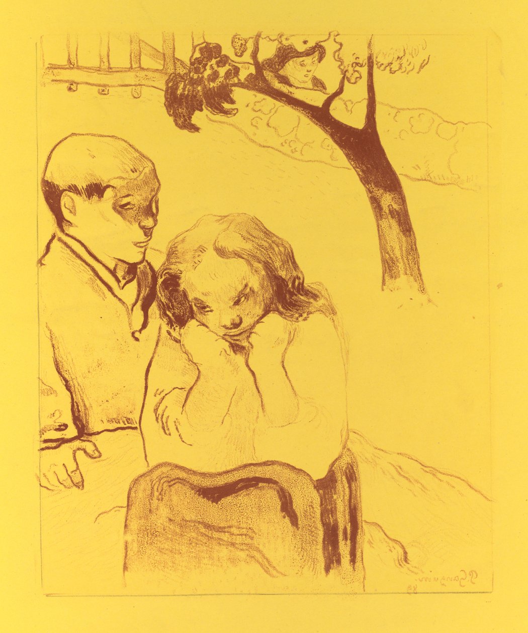 Volpini Suite: Human Misery Human Miseries, 1889. autorstwa Paul Gauguin