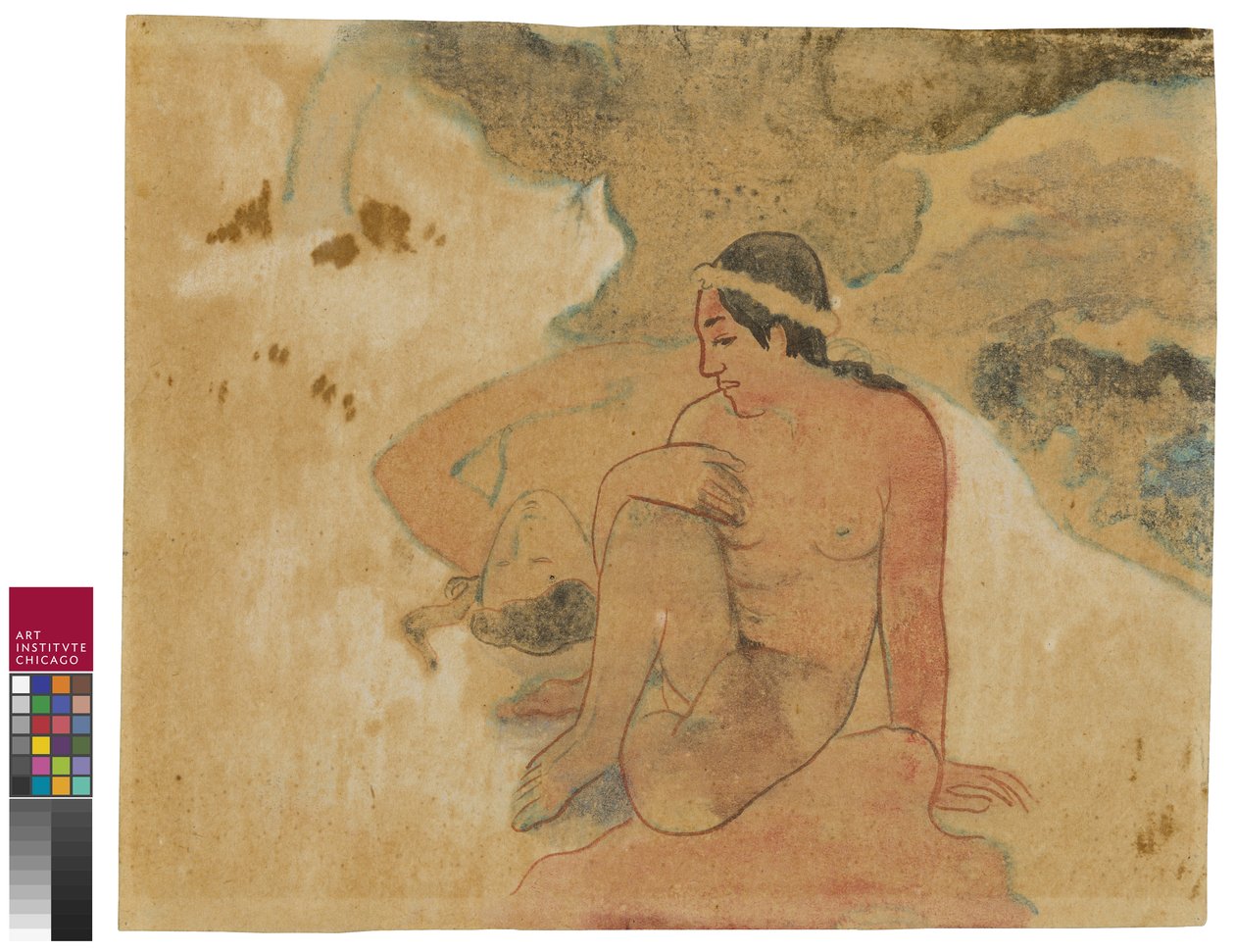 Co! Czy jesteś zazdrosny?, 1894 autorstwa Paul Gauguin