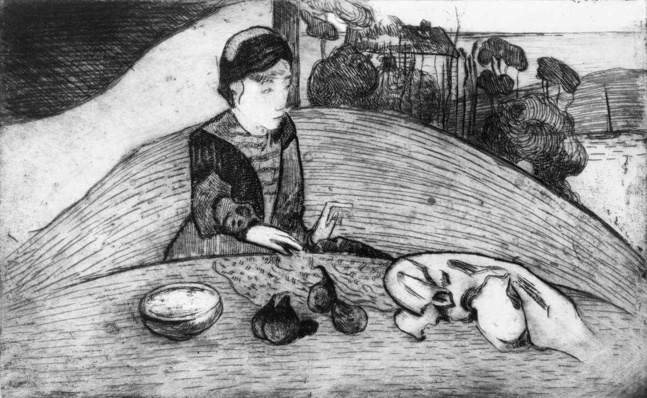 Kobieta z figami, 1894., 1894. autorstwa Paul Gauguin