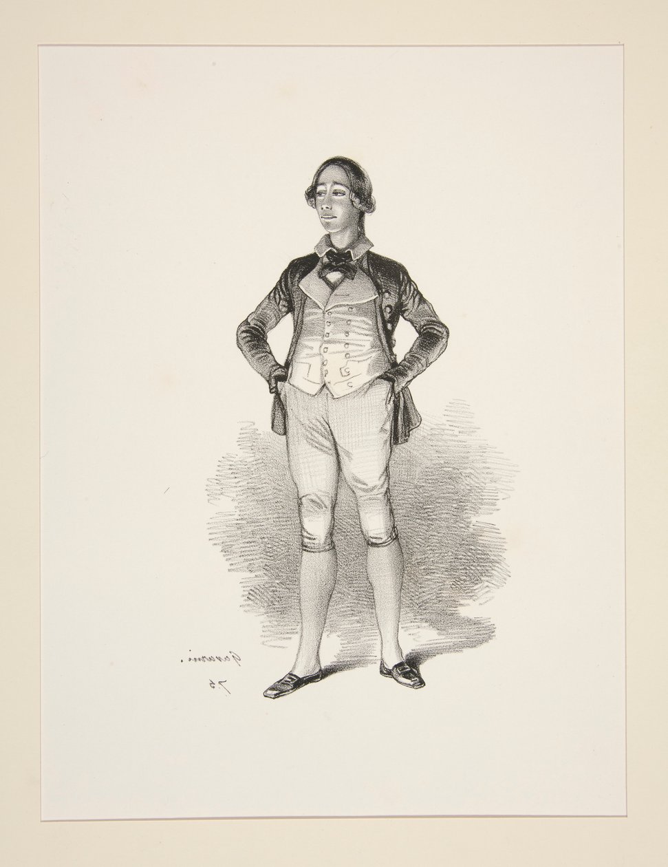 Alcide Tousez autorstwa Paul Gavarni