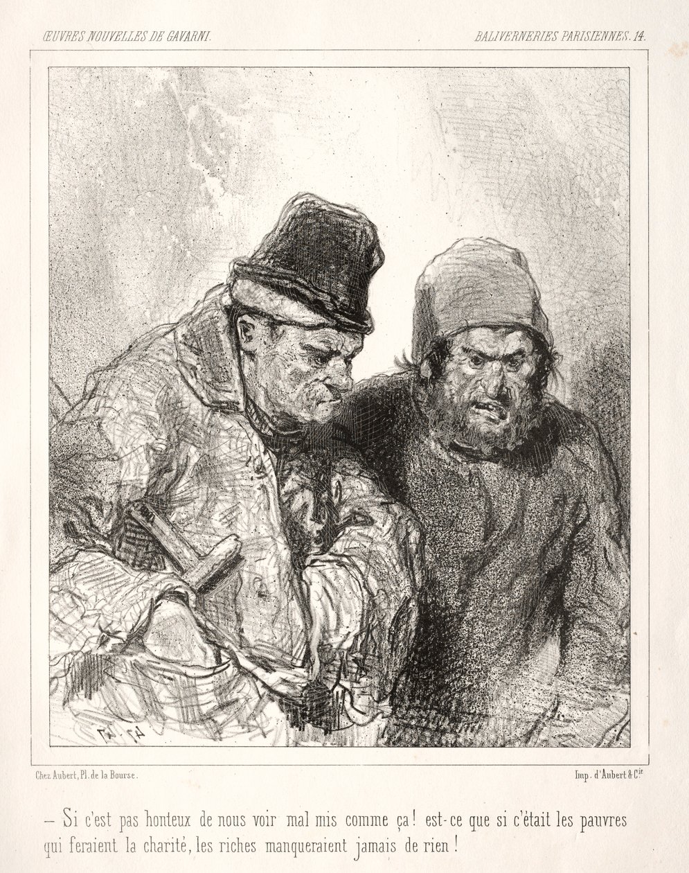 Paryskie bzdury. autorstwa Paul Gavarni