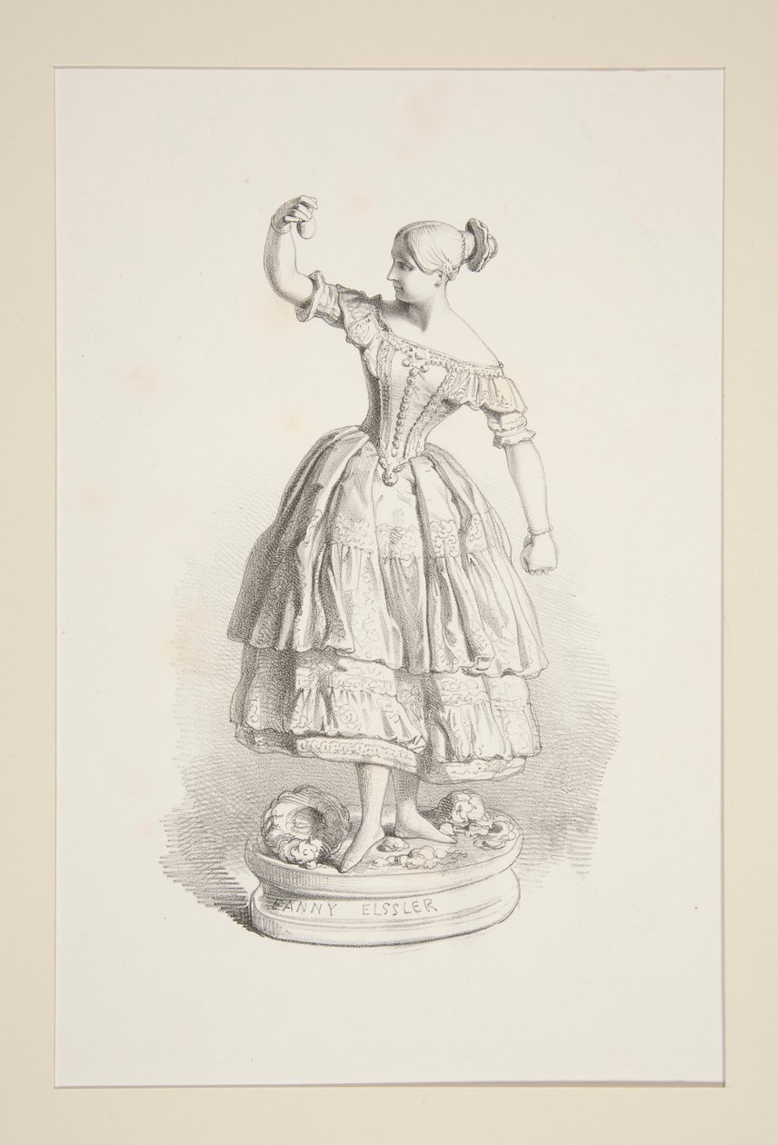 Fanny Elssler. autorstwa Paul Gavarni