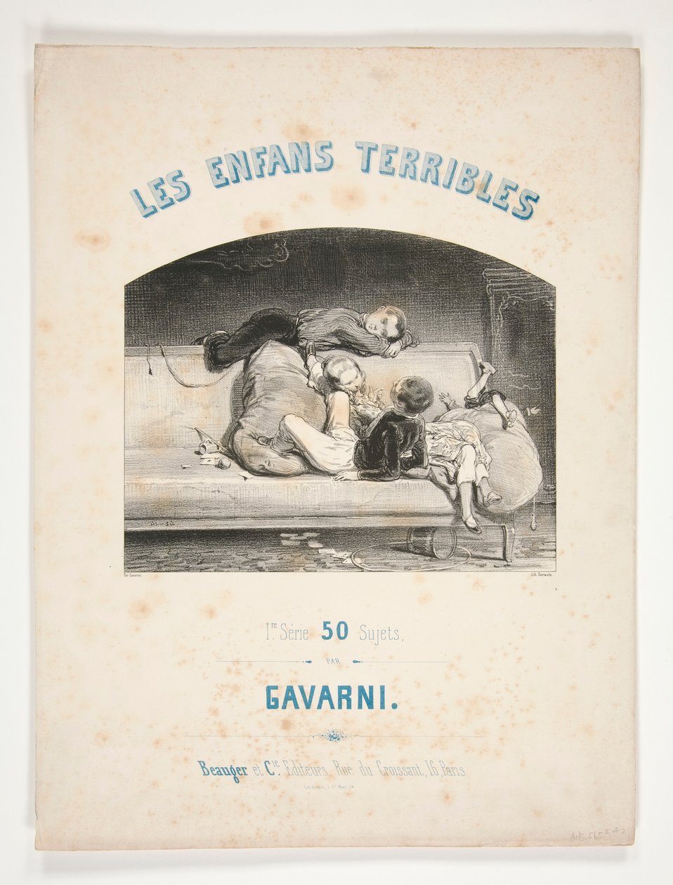 Fronton. autorstwa Paul Gavarni