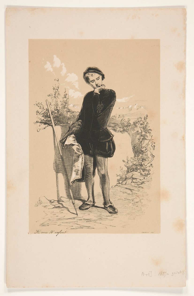 HENRY IV DZIECKO. autorstwa Paul Gavarni