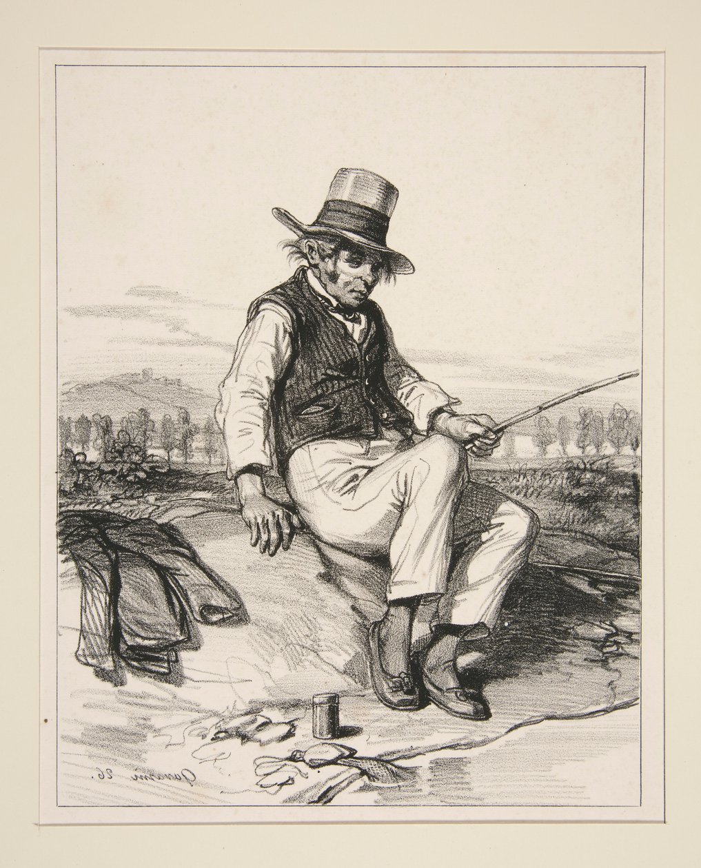 JEROME SAUVAGE (znany jako Ojciec Belenfant). autorstwa Paul Gavarni