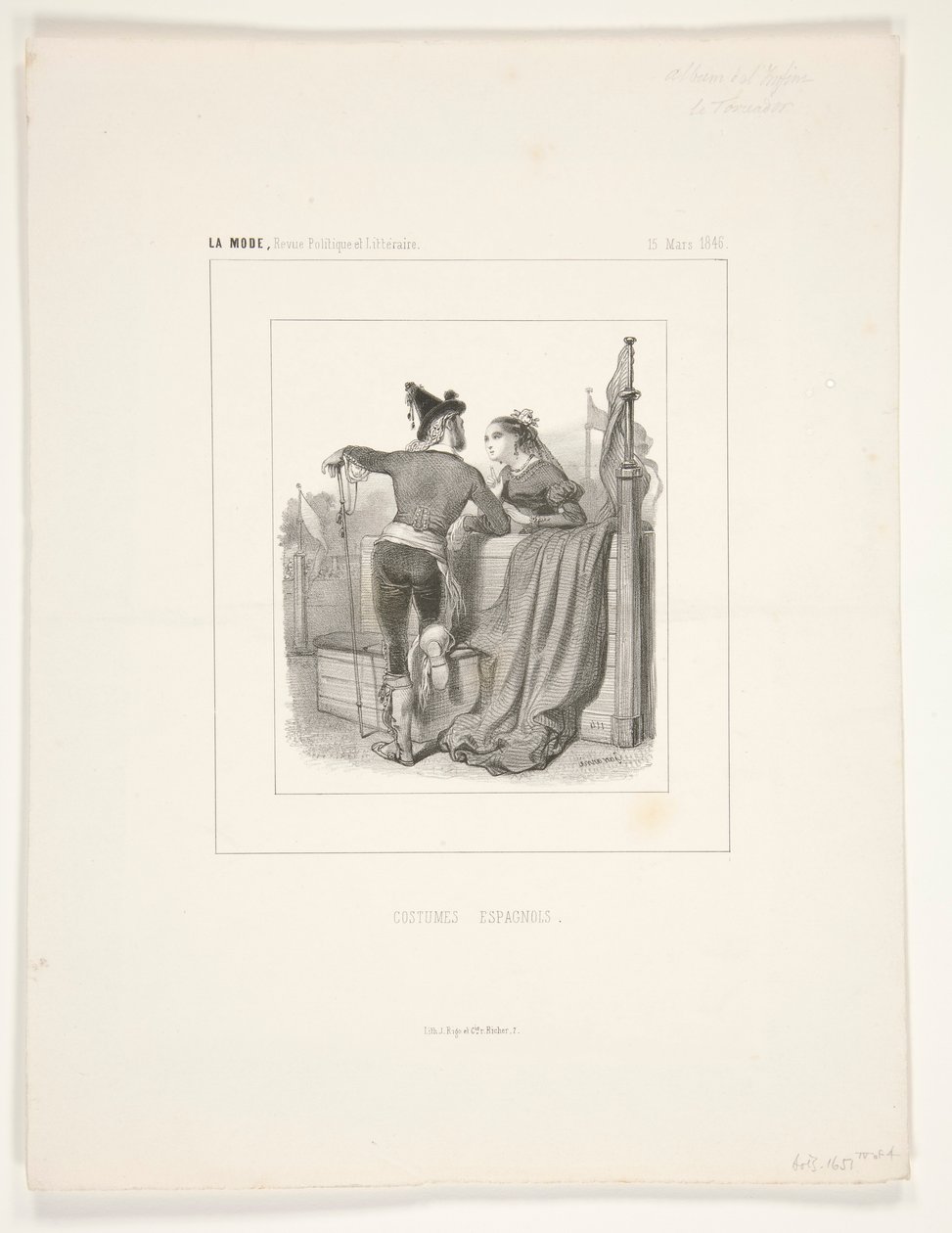 LE TOREADOR. autorstwa Paul Gavarni