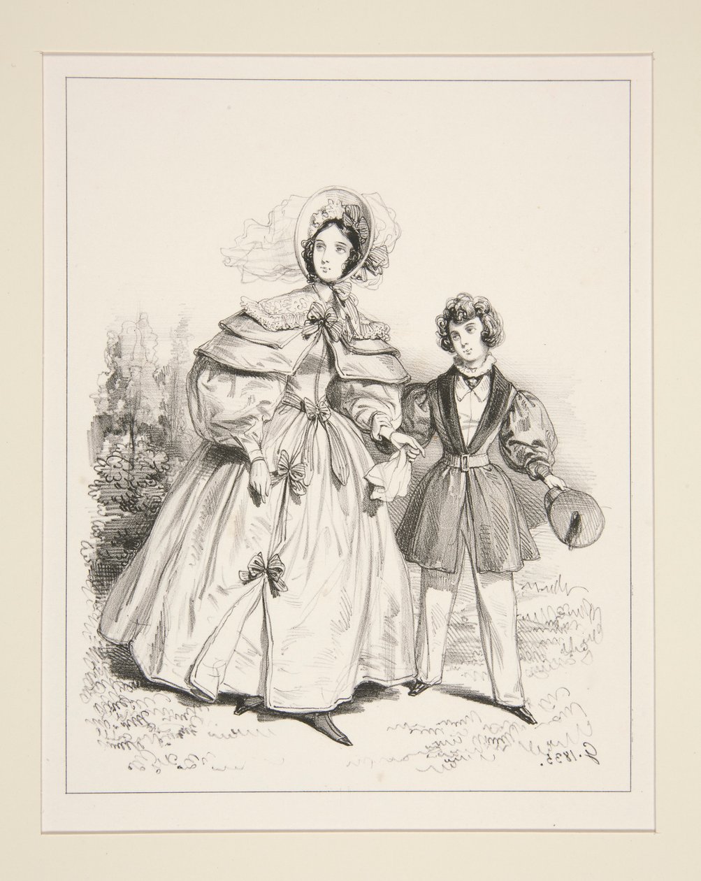 PORANNE ZANIEDBANIE. 1835. autorstwa Paul Gavarni