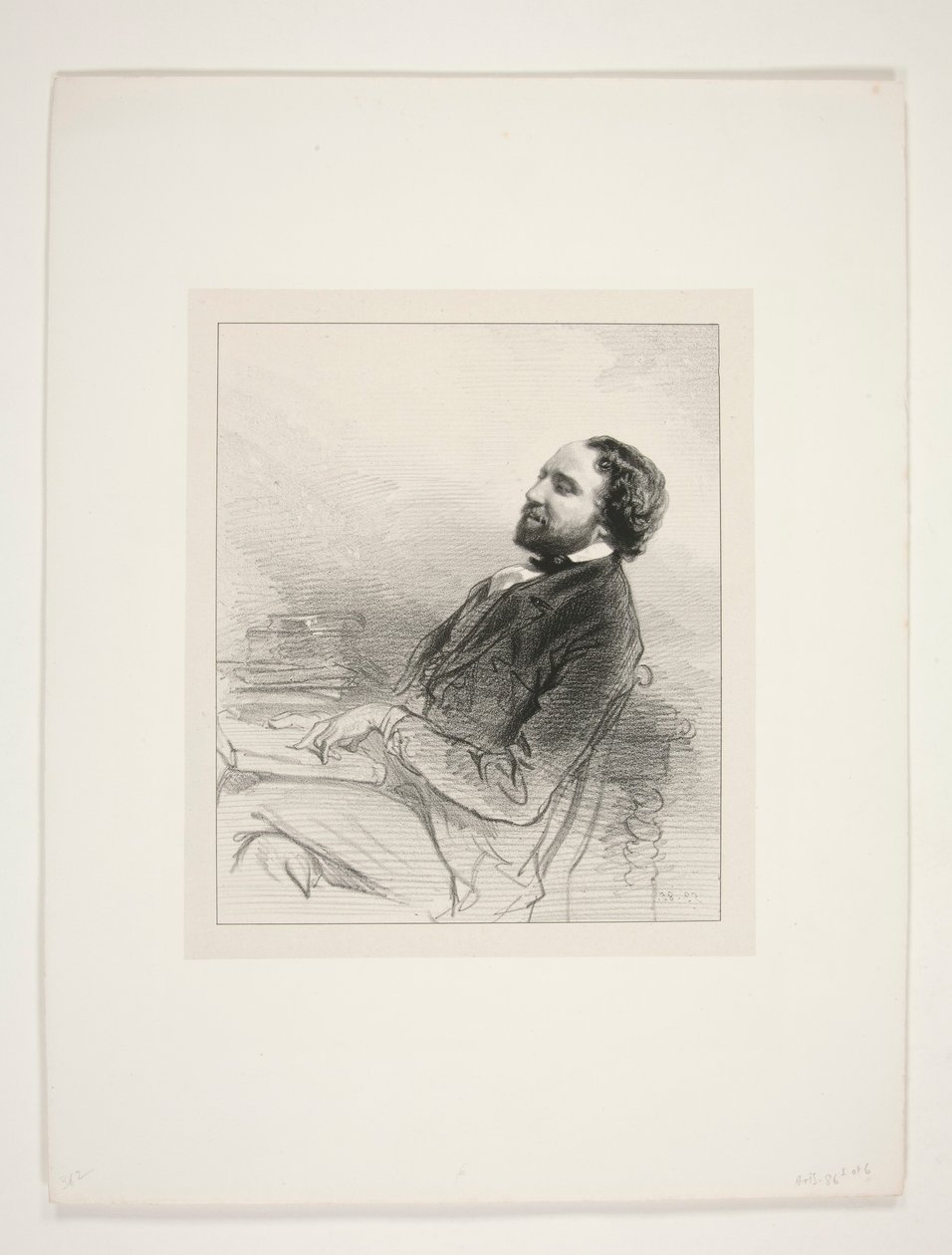 Stary Nick (Emile Forgues) autorstwa Paul Gavarni