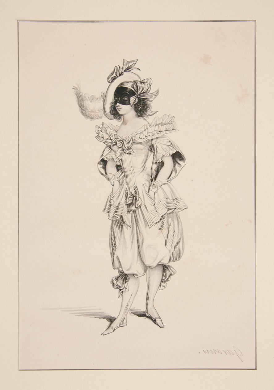 PIERROT. autorstwa Paul Gavarni