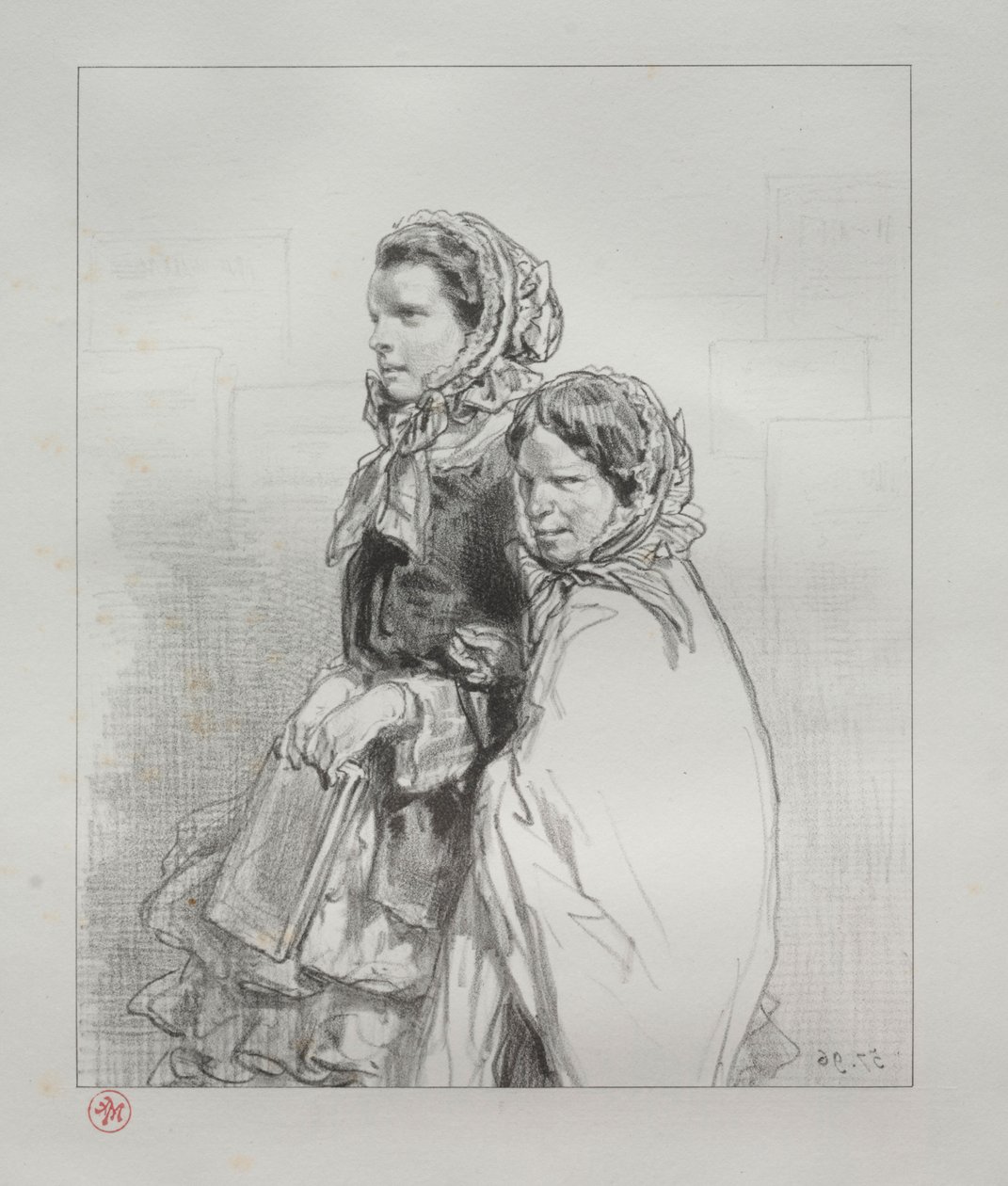 Par-ci, par-lá: śpiewała moja córka, 1854-1856. autorstwa Paul Gavarni