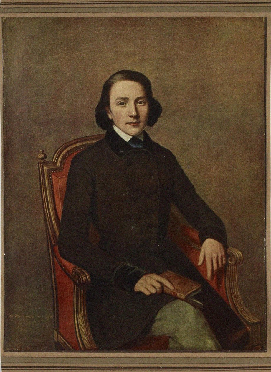 Portret Victora Hugo 1802-1885 autorstwa Paul Gavarni