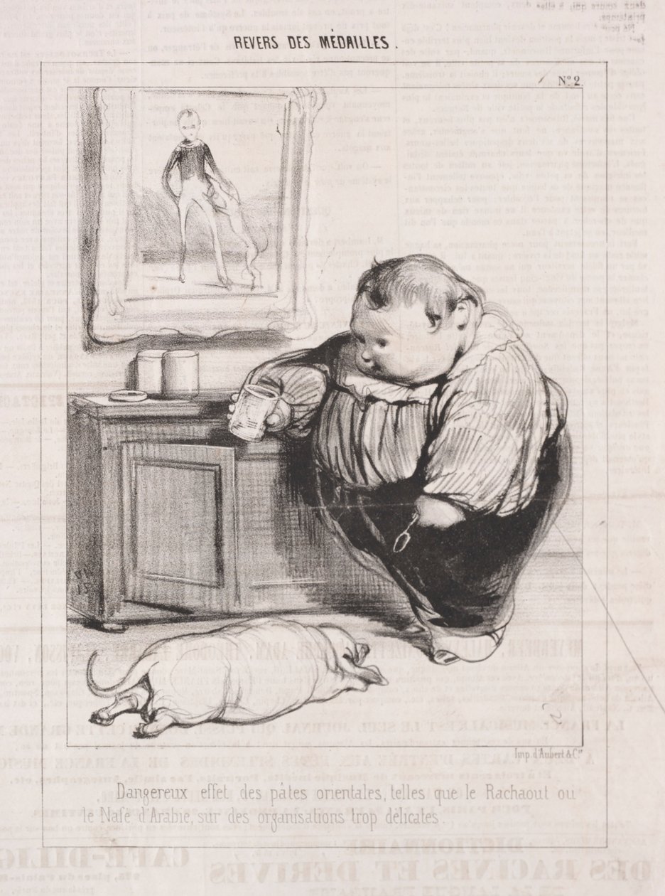 Rewers medali, 1842. autorstwa Paul Gavarni