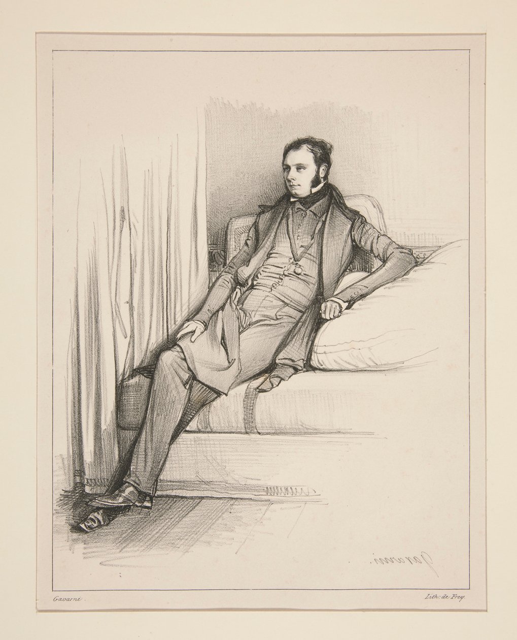 S. Henry Berthoud autorstwa Paul Gavarni