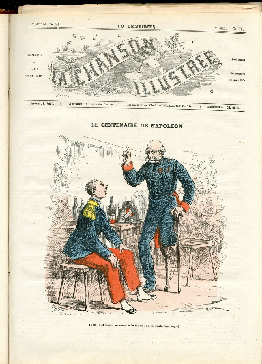 La Chanson illustree (magazyn), numer 21 autorstwa Paul Hadol