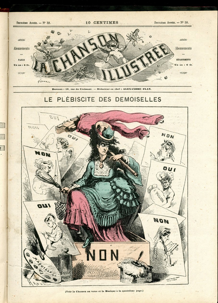 La Chanson illustree (magazyn), numer 58 autorstwa Paul Hadol
