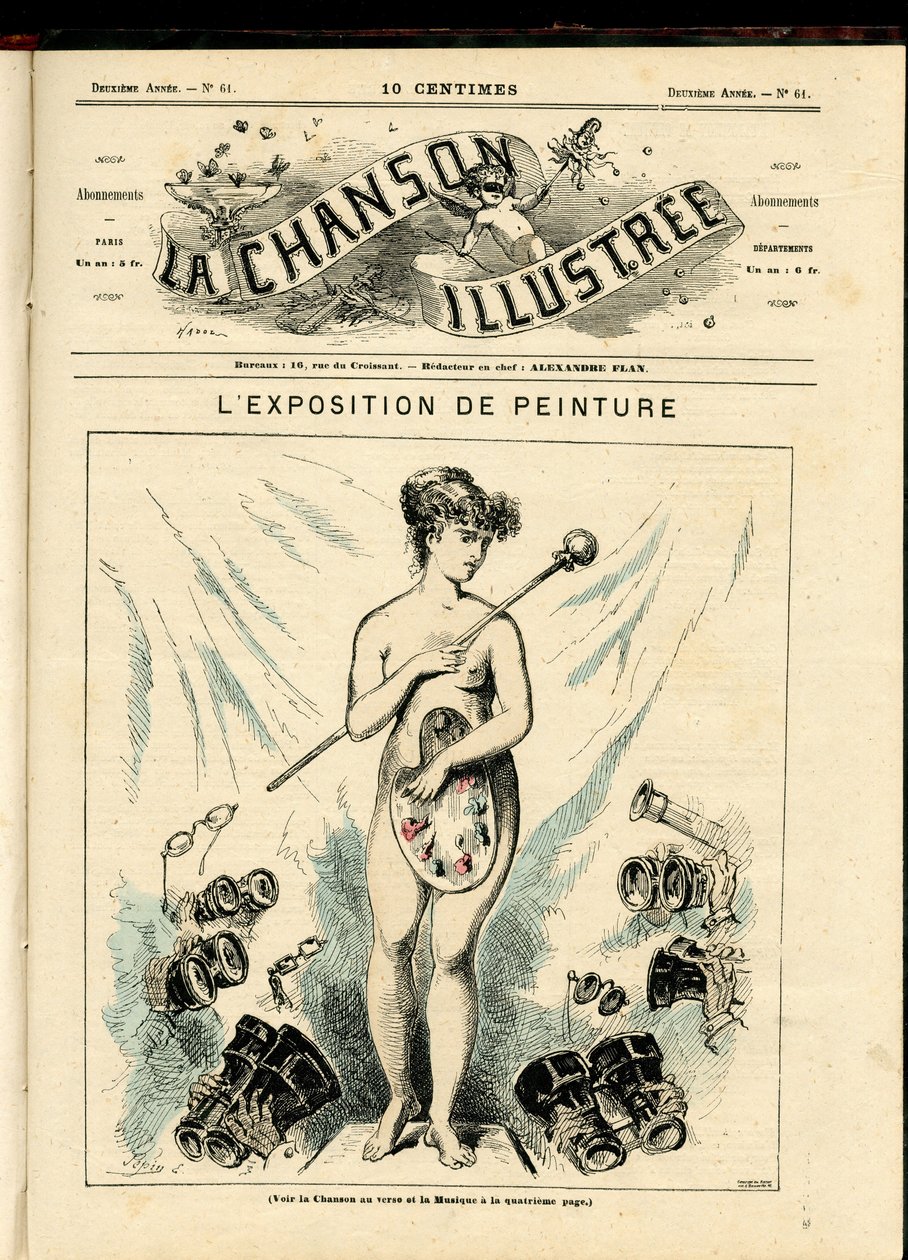 La Chanson illustree (magazyn), numer 61 autorstwa Paul Hadol