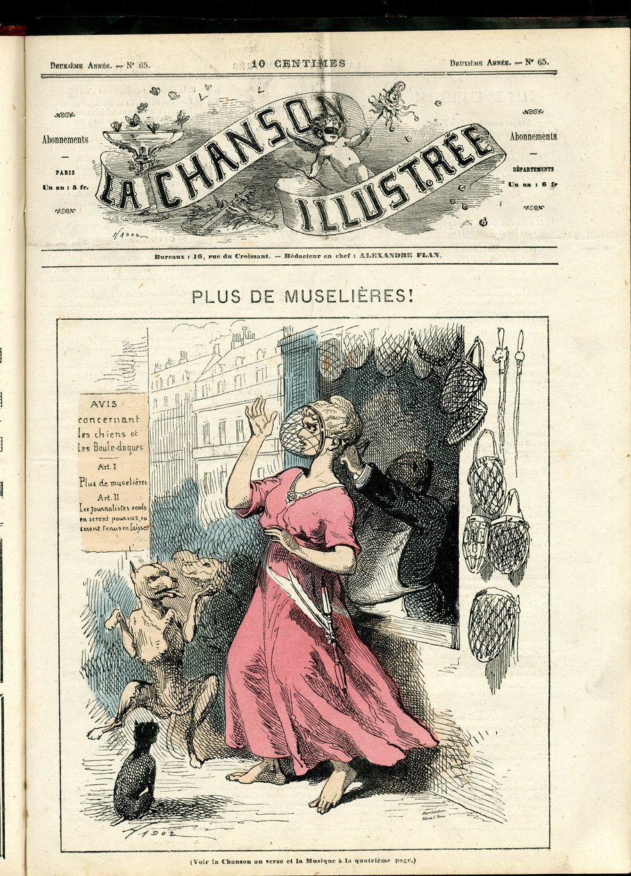 La Chanson illustree (magazyn), numer 65 autorstwa Paul Hadol