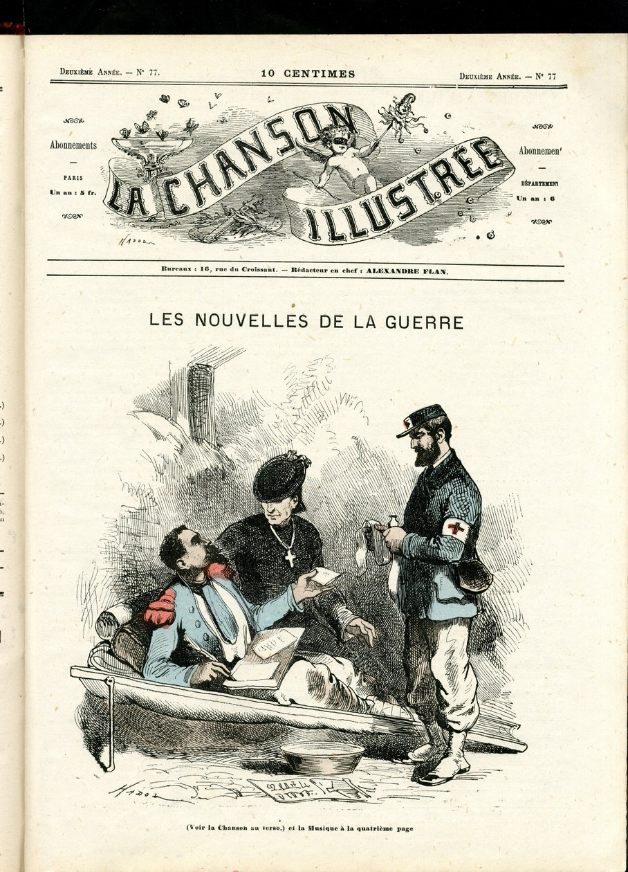 La Chanson illustree (magazyn), numer 77 autorstwa Paul Hadol