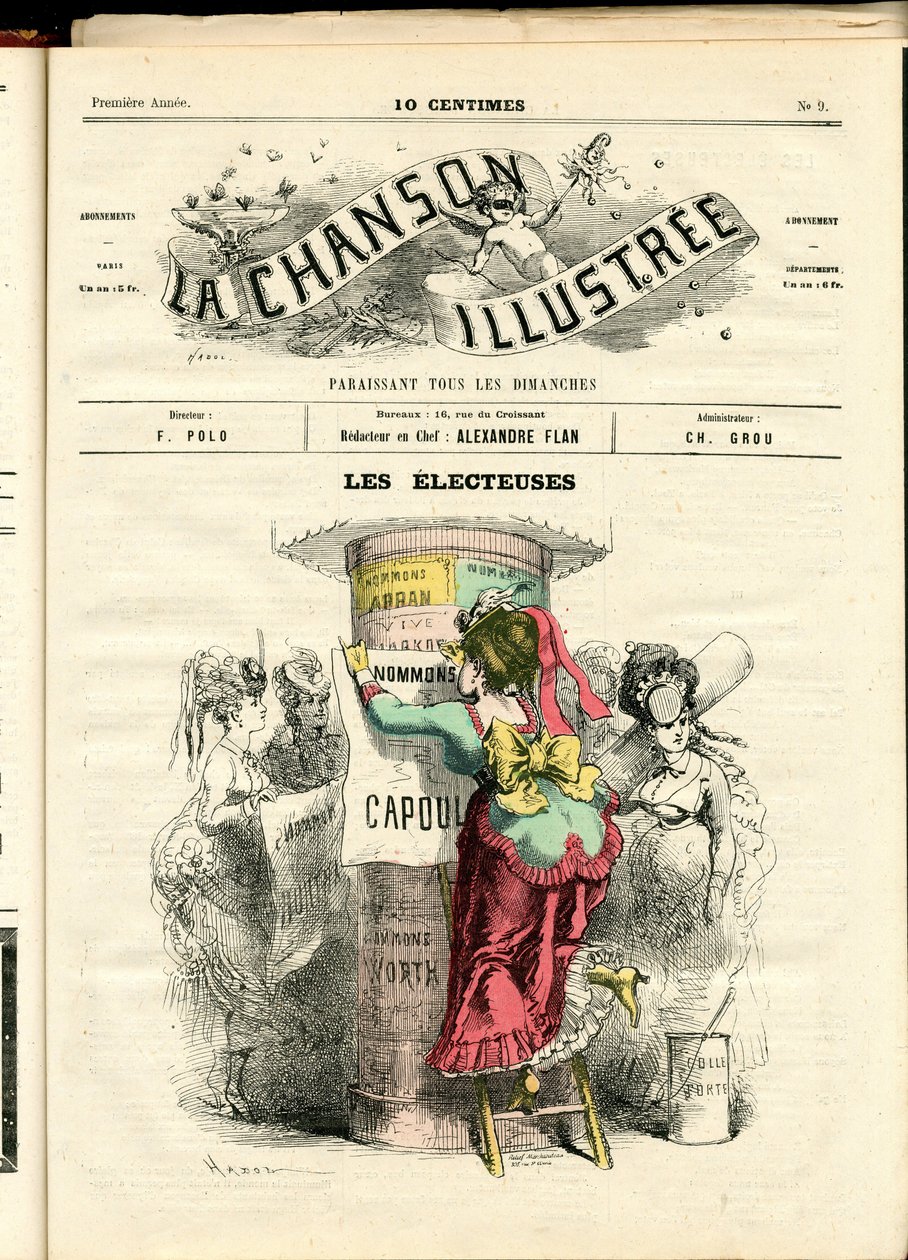 La Chanson illustree (magazyn), numer 9 autorstwa Paul Hadol
