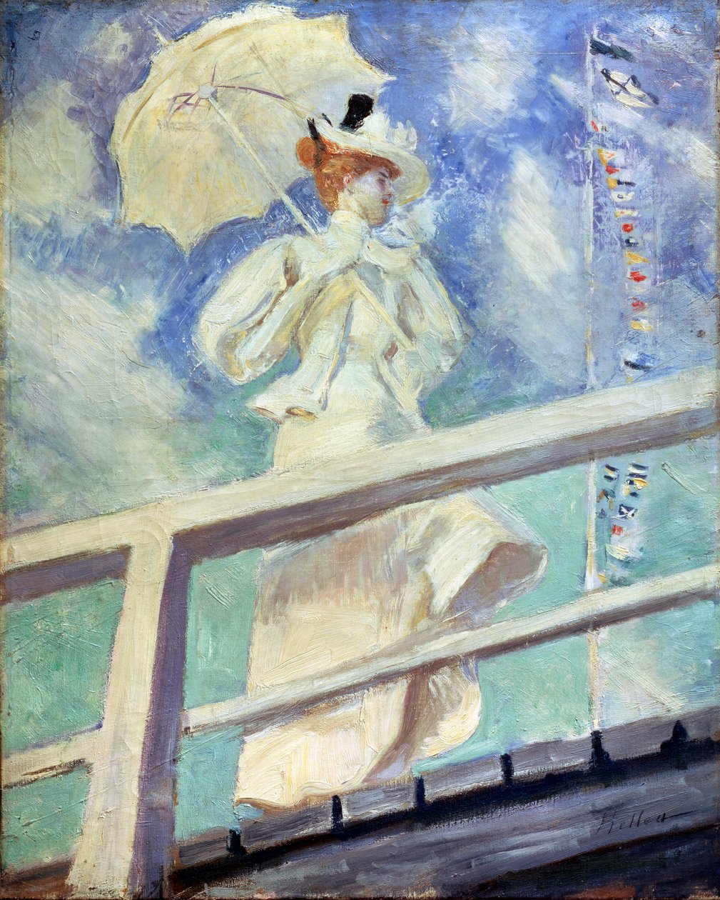 „Dama w bieli”, koniec XIX wieku. autorstwa Paul Helleu