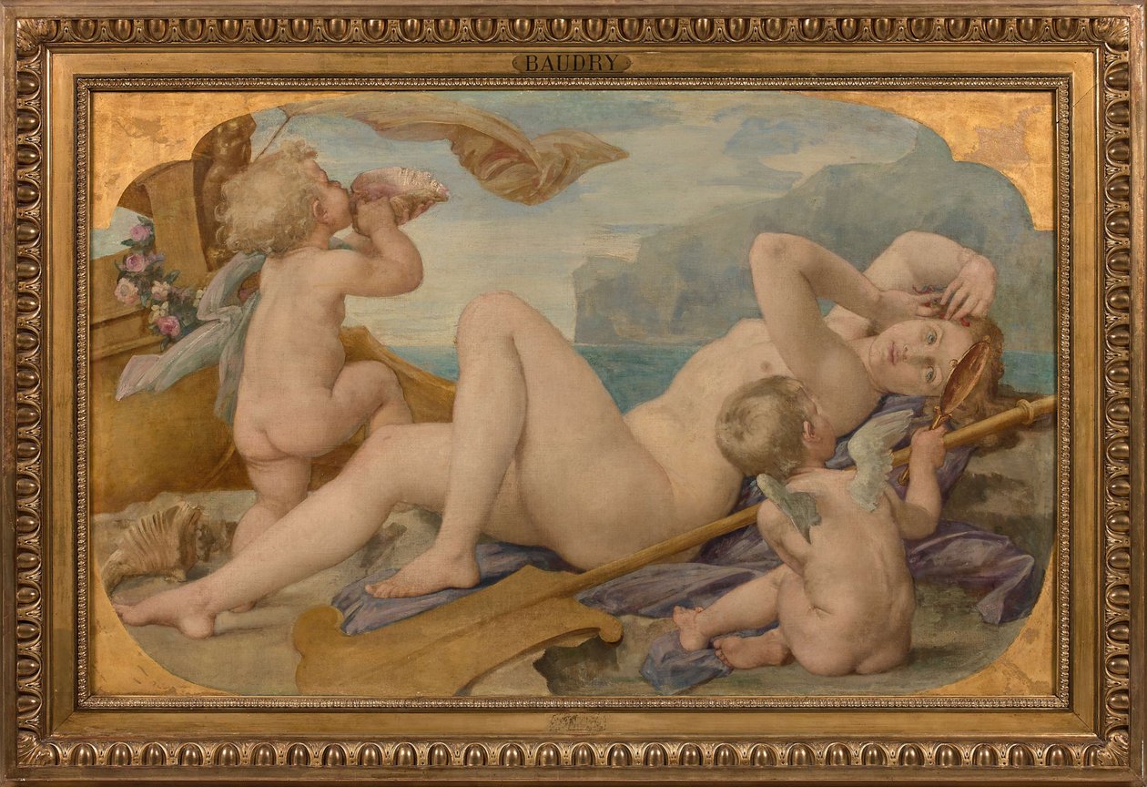 Kybele i Amfitryt, 1859. autorstwa Paul Jacques Aimé Baudry