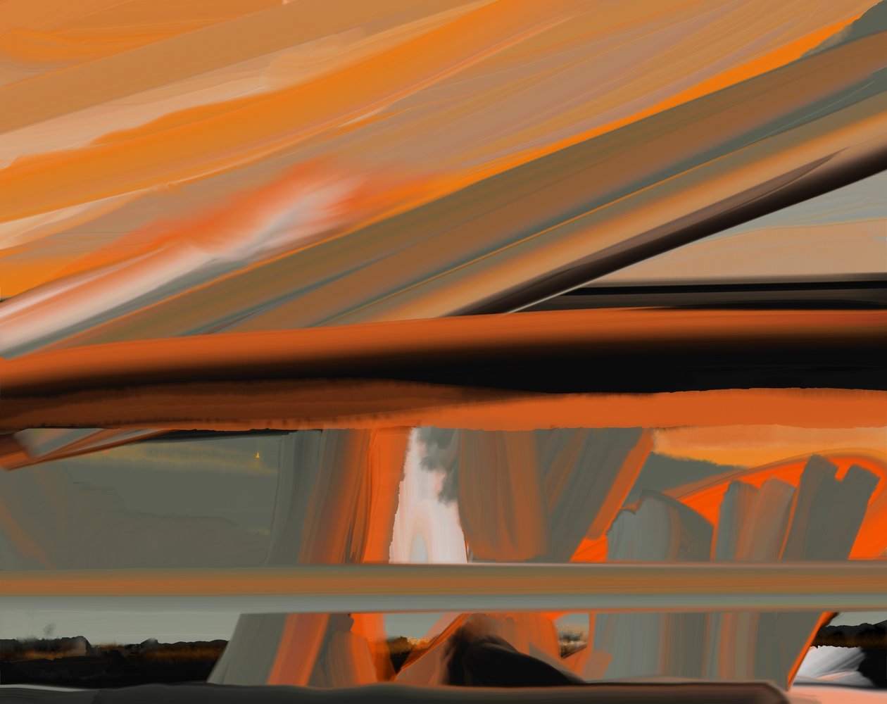 53.7600N-9.6595W, 2022 (grafika cyfrowa) autorstwa Paul Kempton