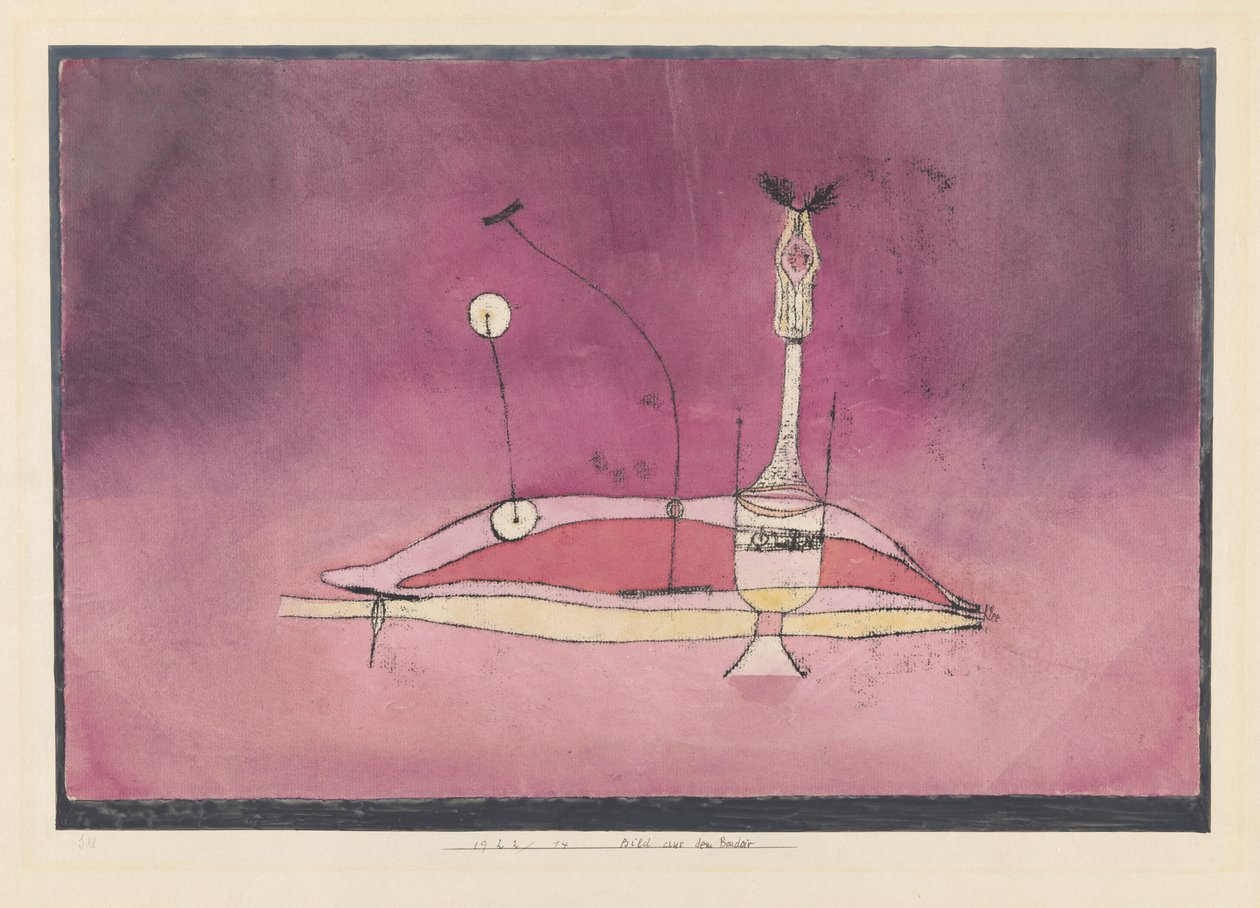 Zdjęcie z buduaru, 1922. autorstwa Paul Klee