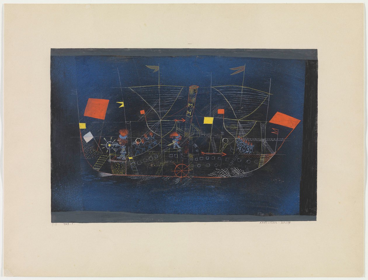 Statek przygody Statek przygody, 1927. autorstwa Paul Klee