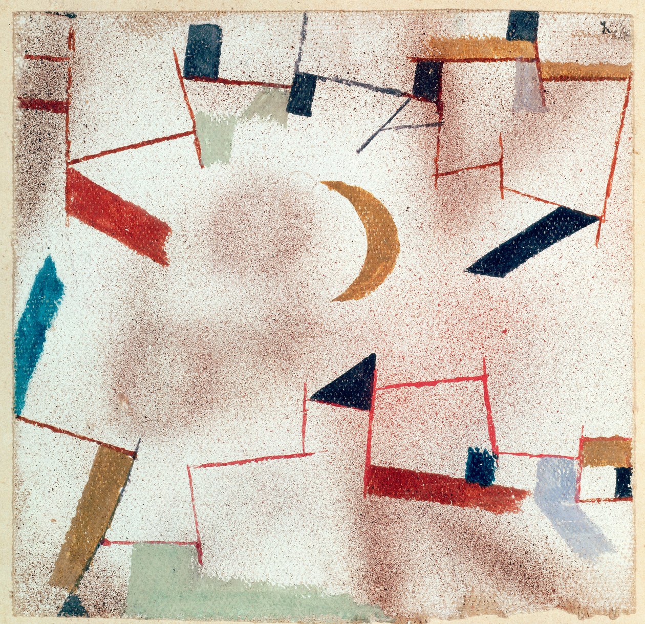Abstrato com lua crescente autorstwa Paul Klee