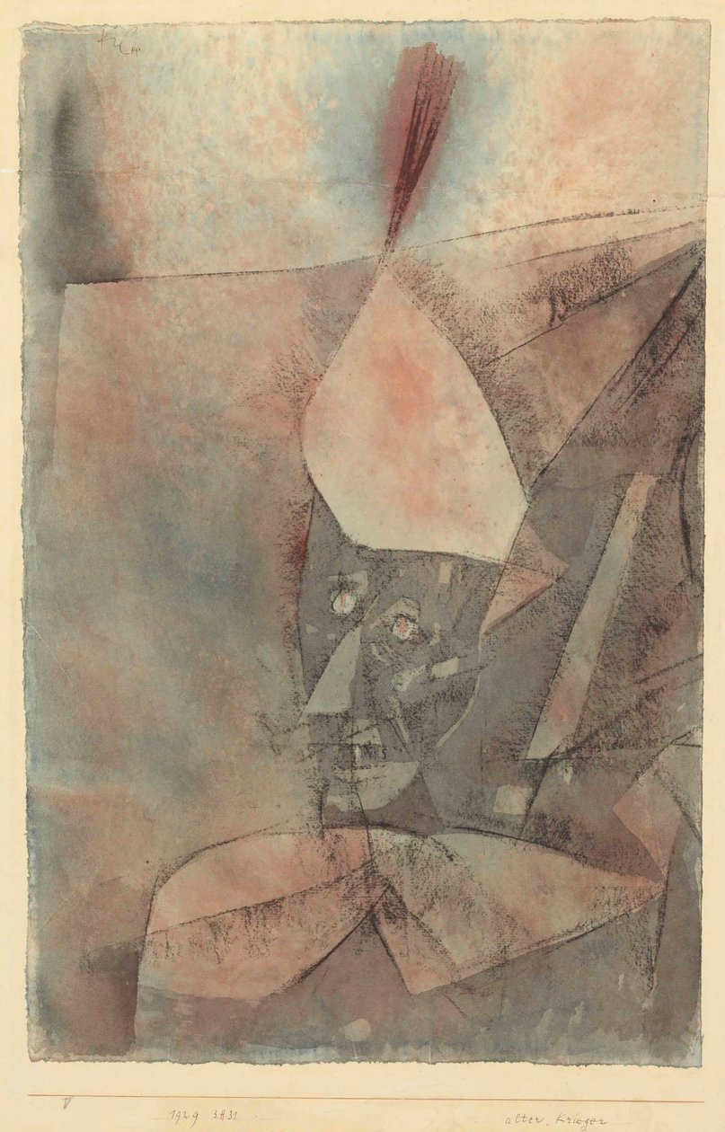 Alter Krieger Stary wojownik, 1929. autorstwa Paul Klee
