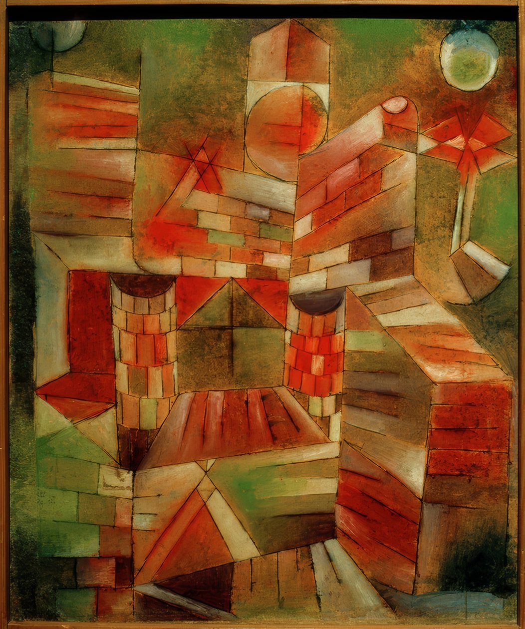 Architektur m.in. D. Fenster autorstwa Paul Klee
