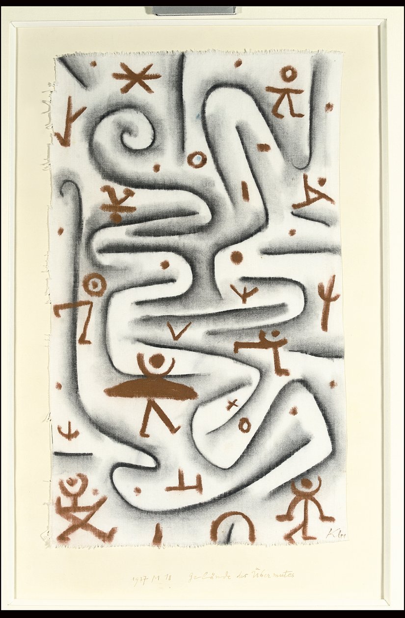 Obszar Wysokich Nastrojów; Gelande des Ubermutes autorstwa Paul Klee
